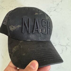 Nashville Nash Black Camo Trucker hat - Nash Collection